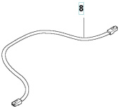 Kaapelikerros L=650Mm/ Valkoinen Lab 5893508-07 Kaapelikerros L=650Mm/ Valkoinen Lab 5893508-07