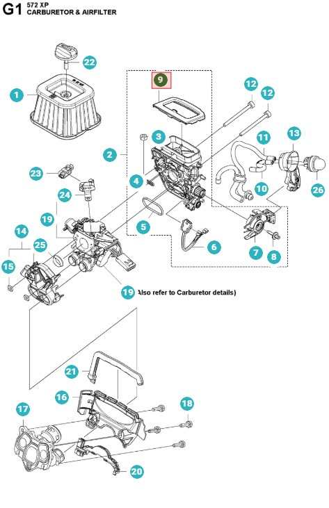 Suodatinpidin 5893784-01