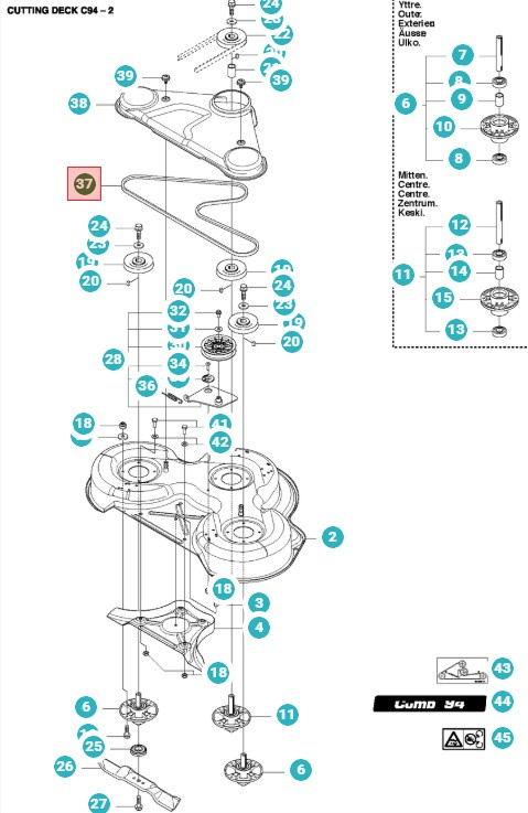 Hihna Rider 94cm 213, 214TC/T/C