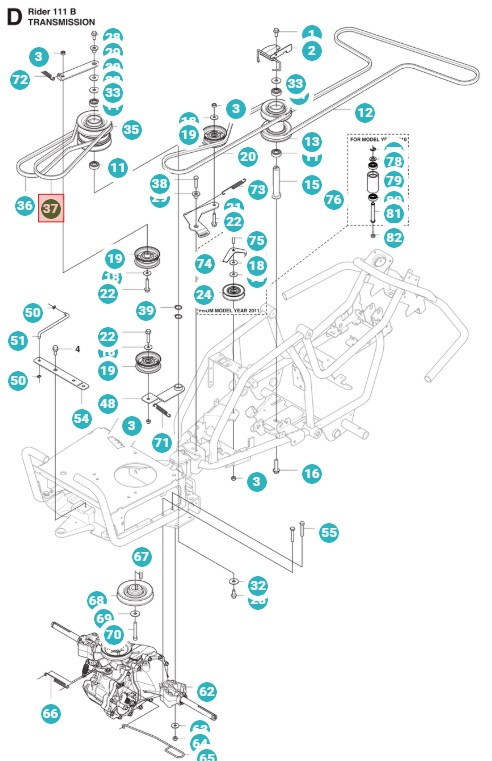 Hihna Rider 111B, 111B5, FR2311M