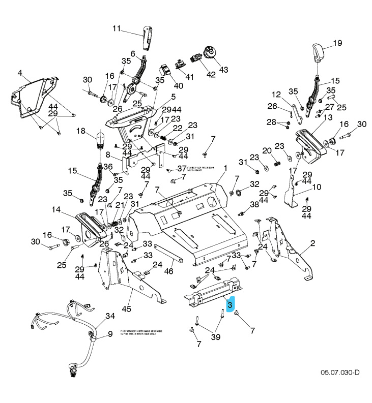 Kiinnike Takakonsoli Black Zin 5896269-02
