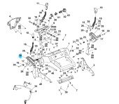 Kiinnike Deflektorin vipu 5897540-01 Kiinnike Deflektorin vipu 5897540-01