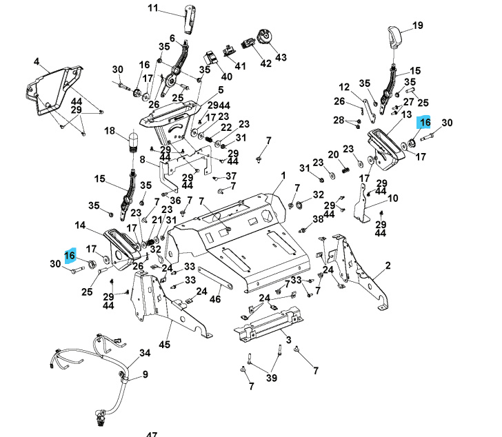Painikkeen pulttipidike 5897961-01