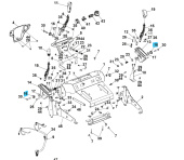 Painikkeen pulttipidike 5897961-01 Painikkeen pulttipidike 5897961-01