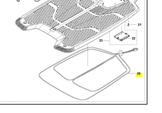 Antennin latauslevy Automower 310, 315, 315X