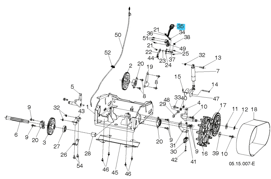 Korkeussäätövipu 5905942-01
