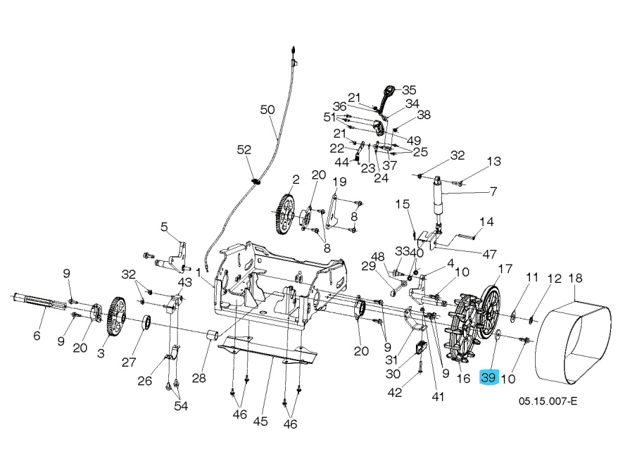 Välilevy .38 X 1.5 5906985-01