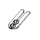 Ohjain tyhjäkäyntivarsi musta sinkki 5929178-02 Ohjain tyhjäkäyntivarsi musta sinkki 5929178-02