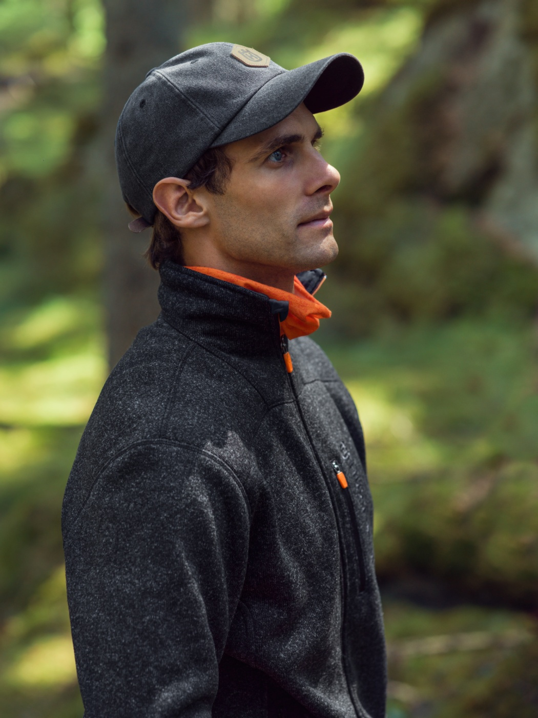 Husqvarna Xplorer-fleece-takki M, graniitinharmaa