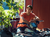 Husqvarna Xplorer-T-paita, lyhyhihainen, unisex, X-cut-ketju Husqvarna Xplorer-T-paita, lyhyhihainen, unisex, X-cut-ketju