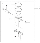 Mäntä Täydellinen 5933051-01 Mäntä Täydellinen 5933051-01