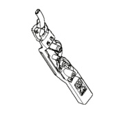 Kytkentälevy Etukähvo He 5939109-01 Kytkentälevy Etukähvo He 5939109-01