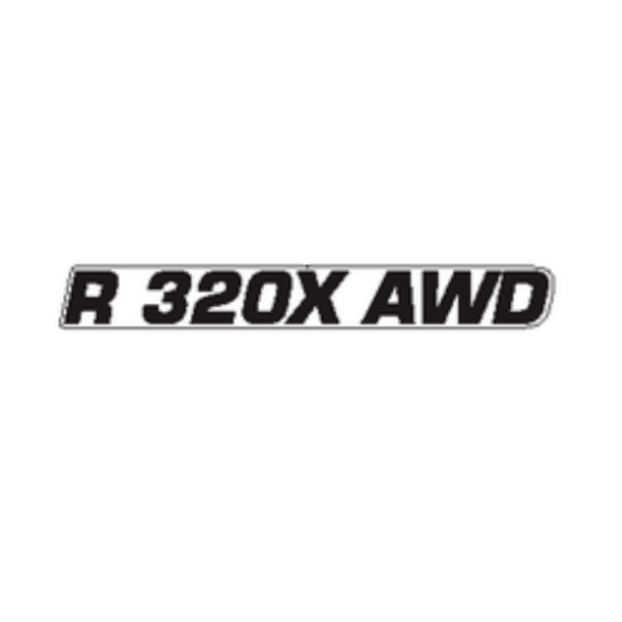 Konepellin tarra r 320x awd
