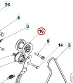 Aluslevy 11/32 X 11/16 X 14 Ga T