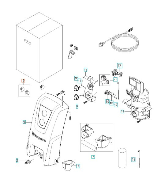 Kiinnitys Letkurulan Pidikkeen 5962886-01