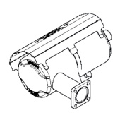Äänenvaimennin Äänenvaimennin P520D Äänenvaimennin Äänenvaimennin P520D