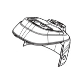 Ohjauspylvään yläosan kansi P520 Ohjauspylvään yläosan kansi P520