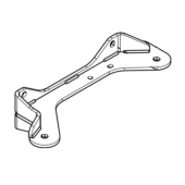 Moottorin kiinnike, vasen, 525D Moottorin kiinnike, vasen, 525D