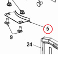 Bracket Bracket Corner astiat 5974330-02 Bracket Bracket Corner astiat 5974330-02