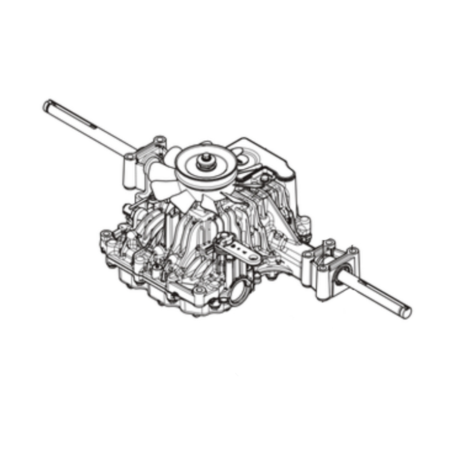 Vaihteisto hydrogear t2 hydrostaattinen t2-bcbe-3x3c-1ux1