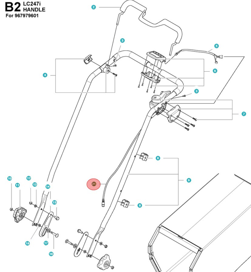 Kaapeli Awg26 1020Mm 5976887-01