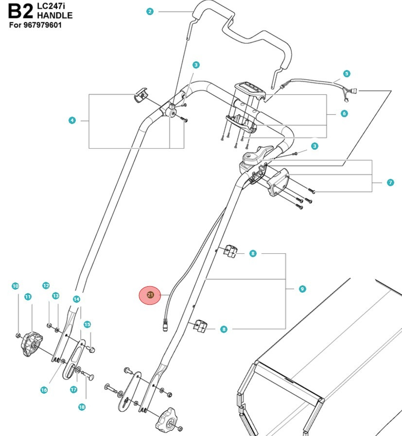 Kaapeli Awg26 1020Mm 5976887-01