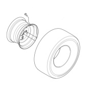 Pyörän kokoonpano 20X8-10 Pyörän kokoonpano 20X8-10