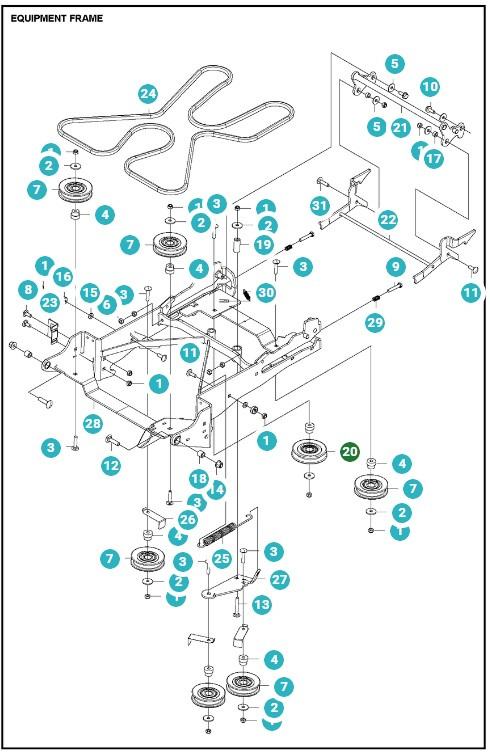 Hihnapyörä laakerilla Spa D