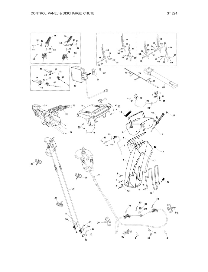 Vaijerikokonaisuus Ohjain Select Bo