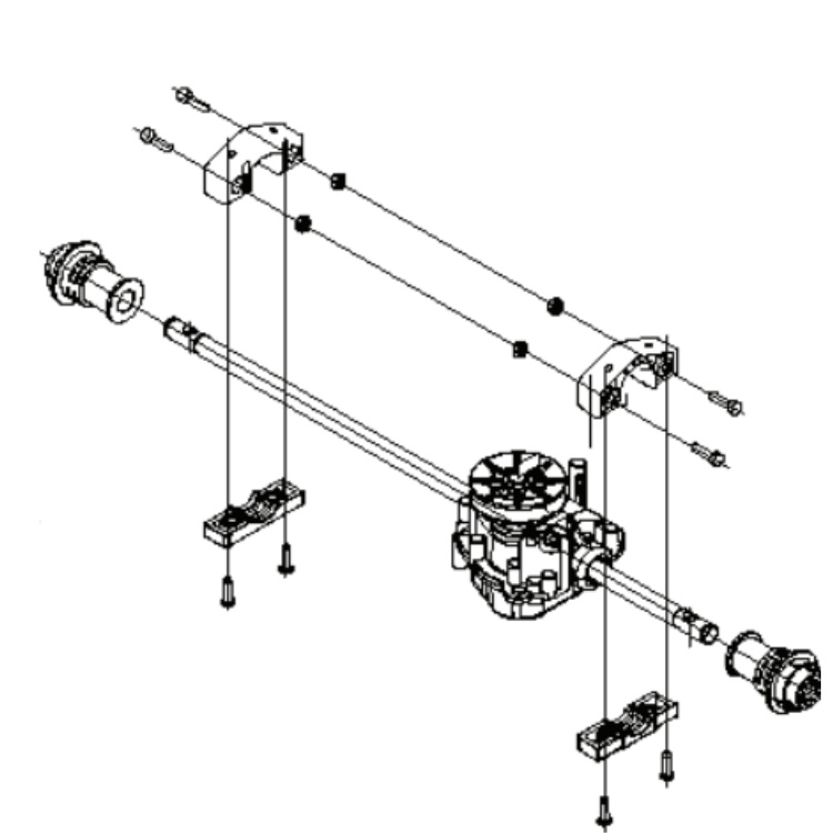 Vaihteistosarja Takavaihteisto 5985137-01