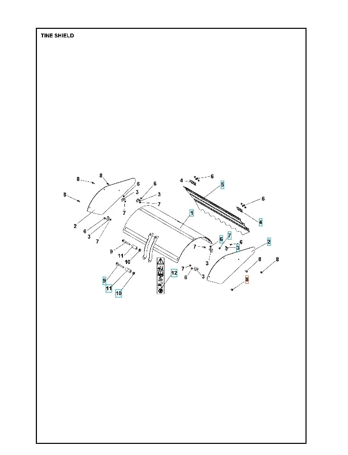 Ruuvi H lovettu olkapää X 12 5986754-01