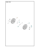 Oikea Pyörä 3.50X6 5986785-01 Oikea Pyörä 3.50X6 5986785-01