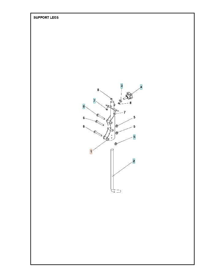 Kannustuki Musta Ral9005 5986805-01