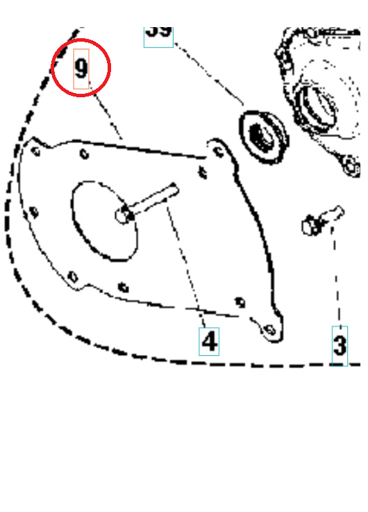 Moottorin Kansi Kampikamio 5986812-01