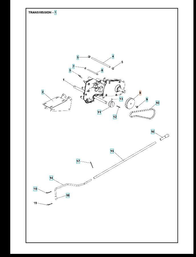 Hihnapyörä Vaihteistohihna Ã 1 5986813-01