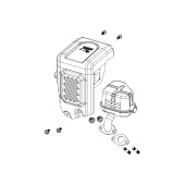 Äänenvaimennin Assy 5986844-17 Äänenvaimennin Assy 5986844-17
