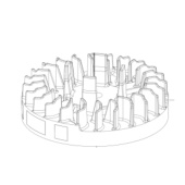 Vauhtipyörä 5986845-49 Vauhtipyörä 5986845-49