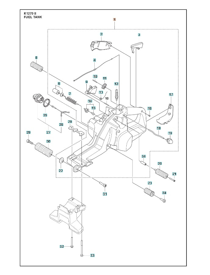 Polttoainesäiliö Assy