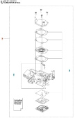 Kaasutinsarja HDA-325B Husqvarna 592XP, 592XPG Kaasutinsarja HDA-325B Husqvarna 592XP, 592XPG