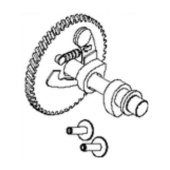 Nokka-akseli 5993485-91 Nokka-akseli 5993485-91