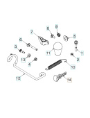 Kytkin Pysäytä moottori 5993489-96 Kytkin Pysäytä moottori 5993489-96