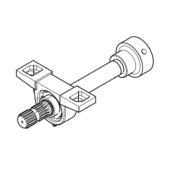 Akseli Kokoonpano PTO-akseli Laakerin kanssa Akseli Kokoonpano PTO-akseli Laakerin kanssa