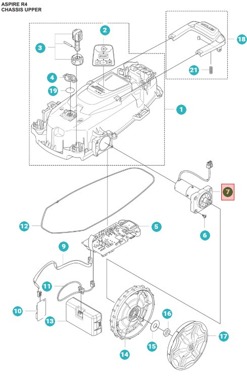 Pyöränmoottori Aspire R4