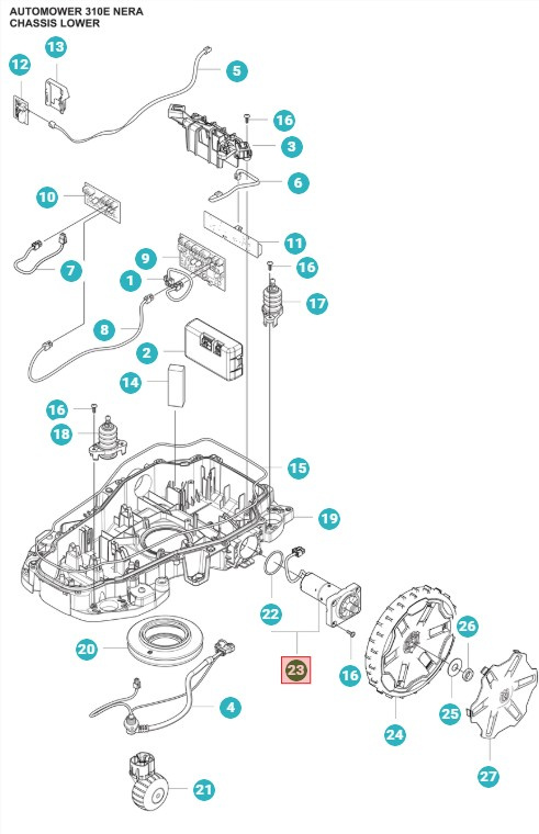 PYÖRÄNMOOTTORI 420(2022-), 305E, 310E, 405XE, 410XE, 320 NERA