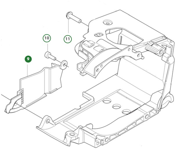 Äänenvaimentimen suoja Husqvarna