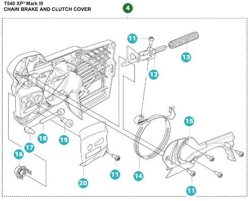 Kytkinkansi Täydellinen 540XP Mark III, T540XP Mark III