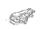 Alempi runko Automower 320, 430X, 450X Nera Alempi runko Automower 320, 430X, 450X Nera