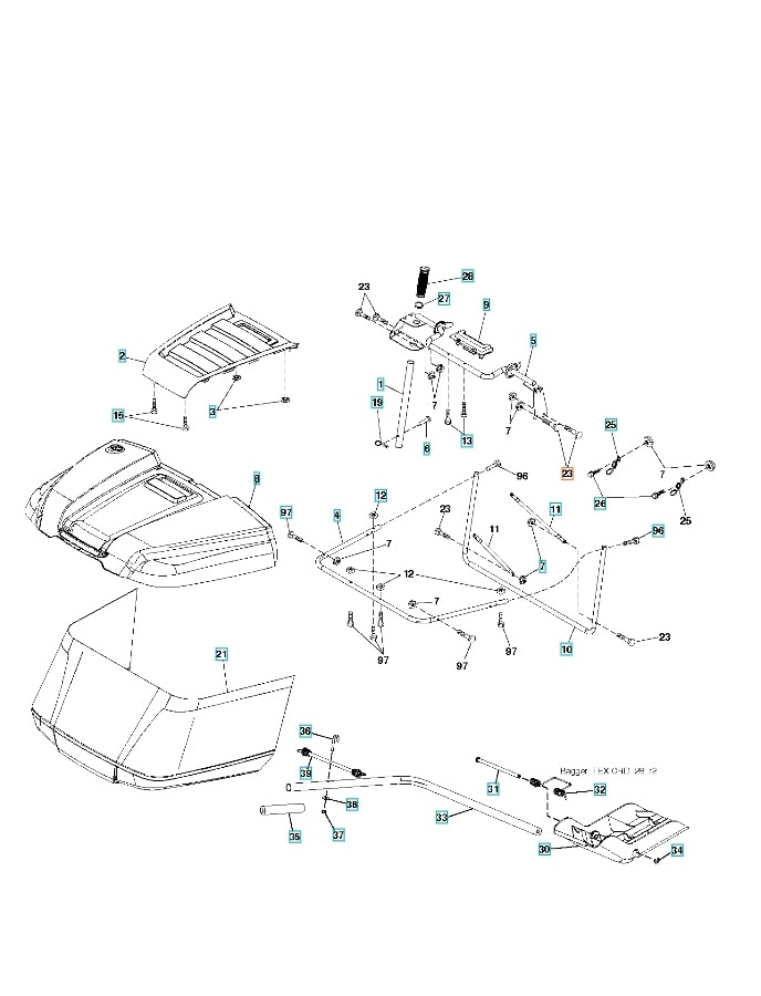 Kulkupultti,1/4-20X1 1/4 8720404-10