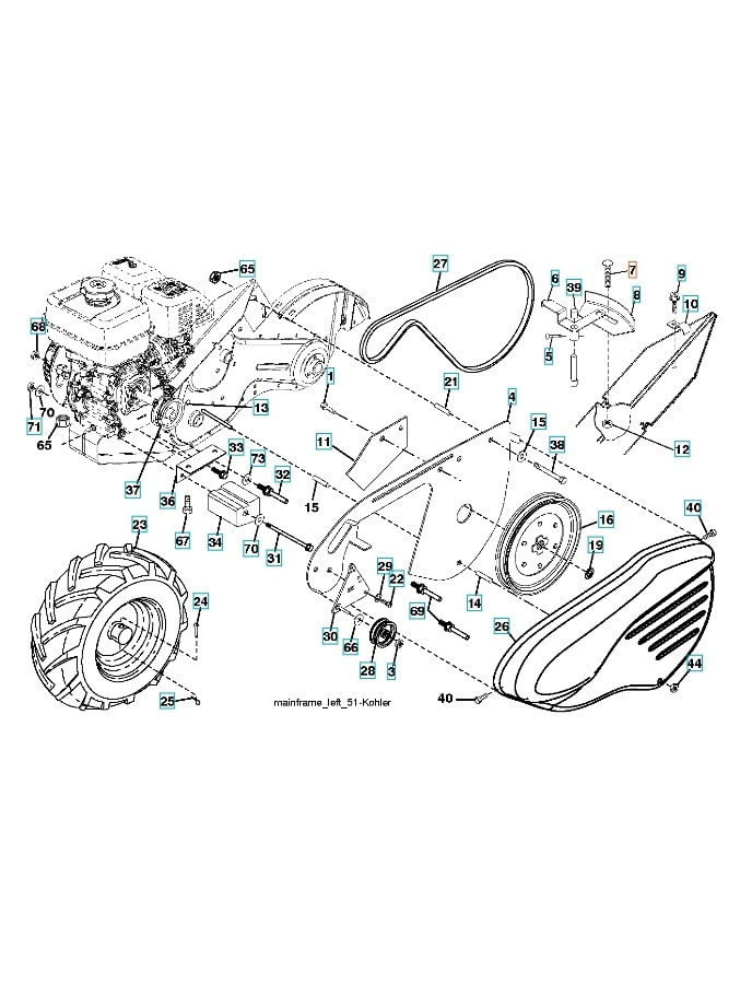 Kulkupultti,1/4-20X1/2 8721104-04