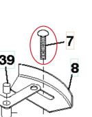 Kulkupultti,1/4-20X1/2 8721104-04 Kulkupultti,1/4-20X1/2 8721104-04